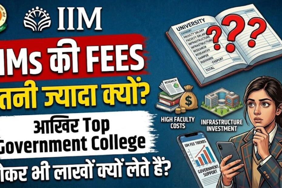 IIMs की Fees इतनी ज्यादा क्यों होती है? आखिर Top Government College होकर भी लाखों क्यों लेते हैं?