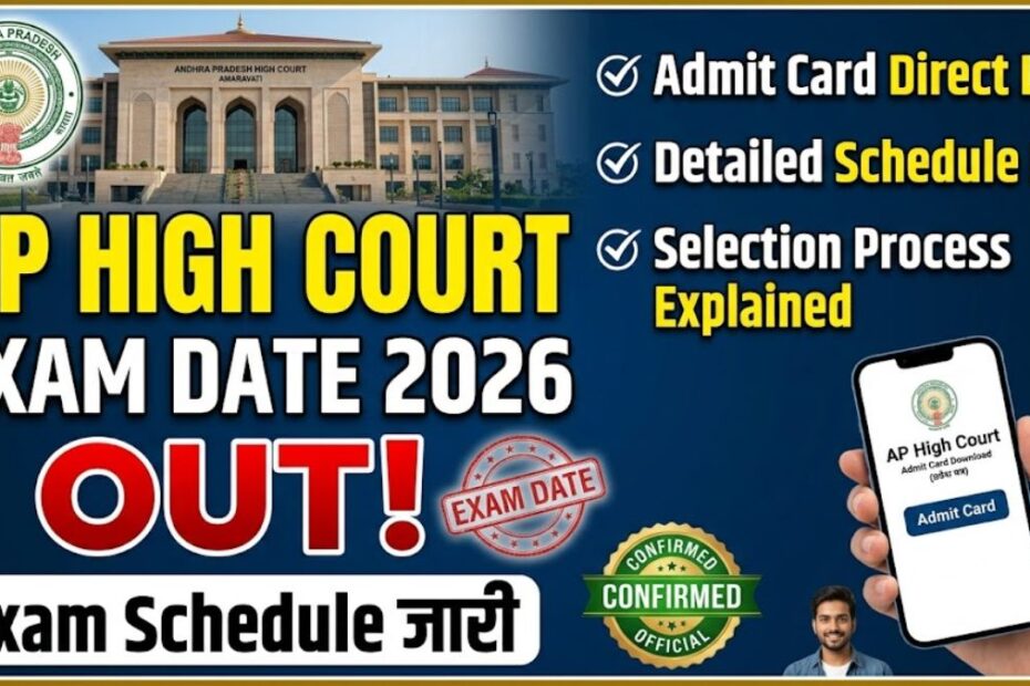 AP High Court Exam Date 2026