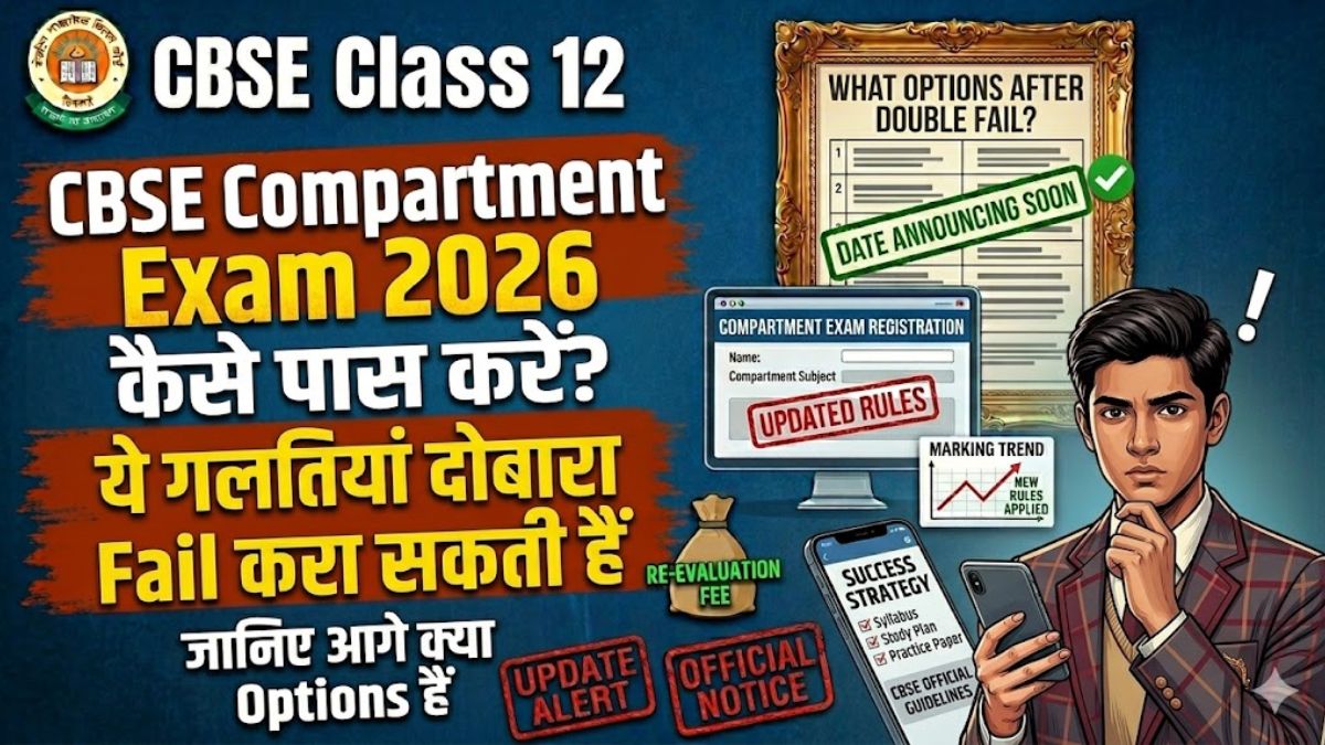 CBSE Compartment Exam 2026 कैसे पास करें? ये गलतियां दोबारा Fail करा सकती हैं
