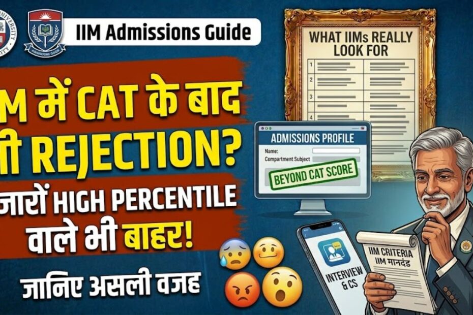 IIM में जाने के लिए सिर्फ CAT Crack करना काफी नहीं! जानिए क्यों हजारों High Percentile वाले भी रह जाते हैं बाहर