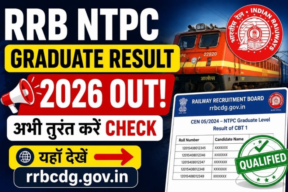 RRB NTPC Graduate Result 2026