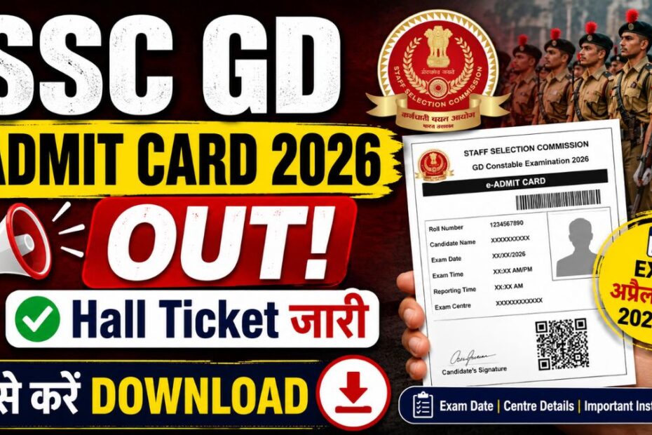 SSC GD Admit Card 2026 OUT