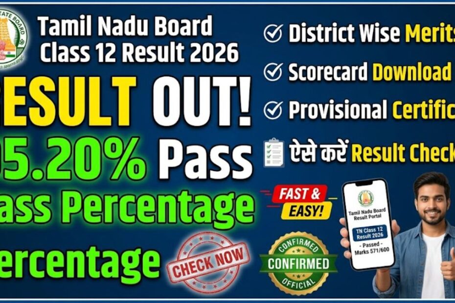 Tamil Nadu Board Class 12 Result 2026